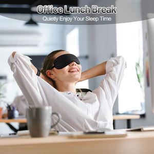 Customized Silk Adjustable Eye Mask, <b>Light</b>-blocking and Non-pressing Travel and <b>Sleeping</b> Eye Mask, Personalized Business Gift - Product Image 6