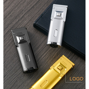 <span class=keywords><strong>Briquet</strong></span> torche Twinfire en métal, logo personnalisé, <span class=keywords><strong>briquet</strong></span> multicolores, cadeau, <span class=keywords><strong>briquet</strong></span> d'extérieur - Product Image 2