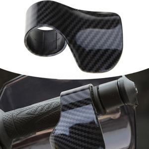 อะไหล่รถจักรยานยนต์, คลิปหนีบแฮนด์คาร์บอนไฟเบอร์ลายคาร์บอนสำหรับรถจักรยานยนต์และรถยนต์ไฟฟ้าแบบสากล, อุปกรณ์ตกแต่ง - Product Image 2