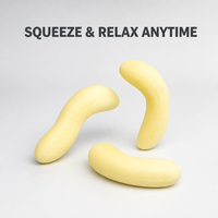 Balle anti-stress en forme de vague, ultra douce, mate, à récupération lente, pour la main, le bureau, apaisante