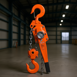 Palans à chaîne manuels Weston 1 tonne 10 pieds orange, équipement de levage industriel - Product Image 2