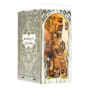 Adventure Diy Doll Houses Handmade Wooden Diy Book Nook 3d <strong>Diorama</strong> Puzzle Model Doll House for Girls Gift - Product Image 1