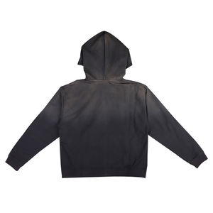 Streetlux Oversized Pullover Hoodie Hombres Heavyweight 500GSM Acid Wash Vintage Distressed Terry Streetwear - Product Image 2