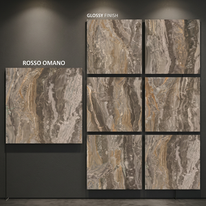Stardust Pecan Double Glazed Porcelain Floor Tiles Glossy Marble Finish Multi Size Collection 800x800mm 80x80cm - Product Image 4