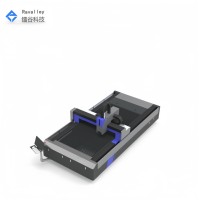 Machine de découpe laser à fibre de type portique Ravalley 3015 6000W - Contrôle CNC avec fonction automatique pour le traitement des tôles métalliques