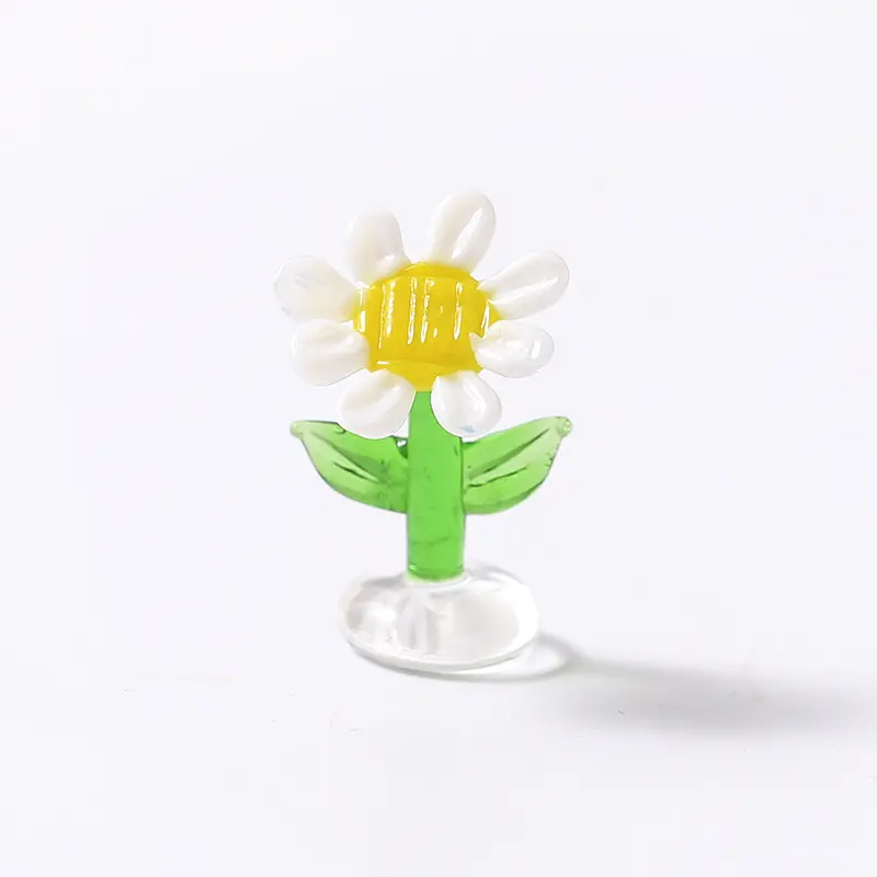 공예 장식 도매 작은 꽃 꽃 멀티 스타일 홈 유리 장식 장식품