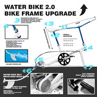Vélo aquatique gonflable Spatium en stock aux États-Unis et en Chine avec accessoires – Vélo de mer gonflable à vendre