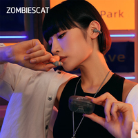 Écouteurs sans fil Bluetooth 5.3 Zombies Cat MGM-004, à clipser, pour le sport, la course à pied, non intra-auriculaires, unisexe, cadeau, crochet d'oreille, étanches IPX4