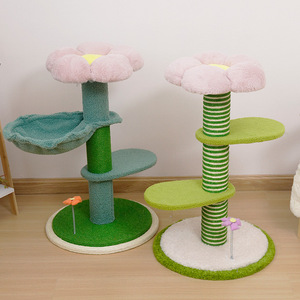 <b>Cat</b> <b>tree</b>, <b>cat</b> bed, <b>cat</b> <b>tree</b>, sisal <b>cat</b> <b>scratching</b> <b>post</b>, <b>cat</b> tower, <b>cat</b> <b>scratching</b> board, flower platform, <b>cat</b> toy and supplies - Product Image 4
