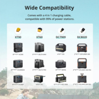 Sorein 400W 200W 100W panel solar portátil Cargador Solar plegable Sistema Solar portátil para el hogar 100 vatios panel solar