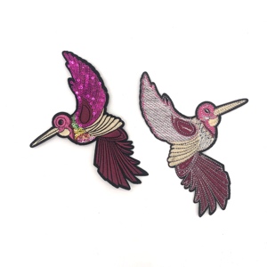 Logo Design Personalizzato Paillettes Zona Del Ricamo di Applique del Tessuto Badge <span class=keywords><strong>Patch</strong></span> per I Vestiti - Product Image 5