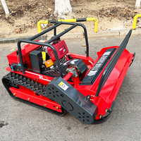 Robot Pemotong Rumput Profesional Berkualitas Tinggi dengan Remote Control, Lebar 1200mm, Yoke Zero Turn, Mesin Bensin/Diesel 4-tak Tanpa Kabel