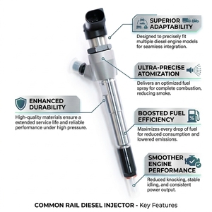 Iniettore Diesel H8200704191 166008052R 8200903034 Compatibile con Motori Renault Nissan <span class=keywords><strong>Dacia</strong></span> <span class=keywords><strong>1.5</strong></span> <span class=keywords><strong>DCi</strong></span> K9K, Ricambio Intercambiabile - Product Image 4