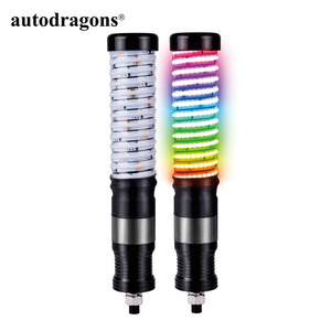 AUTODRAGONS Luces LED COB de Antena con Señal de Giro, Freno y Reversa para Camioneta Polaris RZR SXS Maverick X3 UTV ATV Todoterreno - Product Image 1