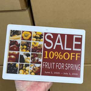 Étiquette électronique de rayon (ESL) de 7,5 pouces avec écran E Ink et 10,1 pouces pour supermarché, compatible API, E-Ink, EPD, BLE 5.0, NFC, étiquettes de prix numériques - Product Image 1