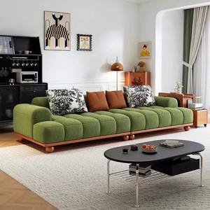 Sofá Modular de Estilo Italiano de Alta Calidad con Armazón de Madera y Tela Resistente a los Arañazos para Sala de Estar - Product Image 4