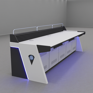 Bureaux intelligents commerciaux en fer moderne en métal de haute qualité pour bureau de Console de salle de commande de salle des machines - Product Image 2