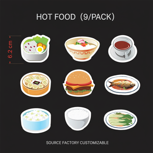 Pegatinas Educativas de Alimentos para Niños, Tarjetas Magnéticas Educativas para Pizarra Blanca, Refrigerador y Pizarra, Regalo Personalizado - Product Image 2