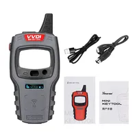 Version Globale VVDI Mini Key Tool Programmeur de Clés à Distance avec Fonction de Clonage 96 bits 48-Clone Gratuite, Puce ID48 et Super Puce XT27 pour Voitures