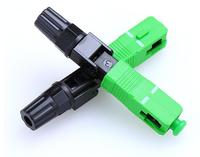 Connecteur rapide à fibre optique SC APC UPC pour câble de branchement FTTH, terminaison sur site