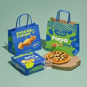 Emballage alimentaire à emporter, boîte de rangement pour riz, nouilles, salades, gâteaux, boîte à lunch en papier kraft personnalisée, conteneur alimentaire jetable - Product Image 1