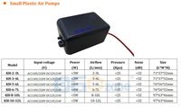Pompe à air en plastique DGOzone, prix d'usine, expédition immédiate, 5-7LPM, pour aquarium et bassin à poissons/générateur d'ozone, pompe source d'air