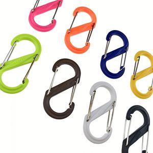 Mousqueton léger en plastique en forme de S, multi-usages, pour l'escalade en extérieur, sacs, clés, colliers de chien, accessoires de connexion - Product Image 4
