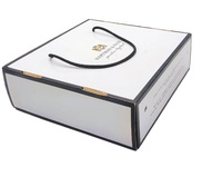 Carpeta de Cartón Corrugado Reciclable con Logotipo, Bajo MOQ, Laminación Mate, para Zapatos, Ropa, Regalos, Embalaje Blanco para Pequeñas Empresas, Envíos Postales