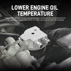 Крышка охладителя масляного фильтра BEVINSEE для BMW E36 320i 325i M3 M50 S50 S52 M52 325is 325iX Z3 - Product Image 5