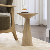 Nouvelle Arrivée - Meubles de Salon - Table d'Appoint Ronde en Bois Haut de Gamme - Table d'Angle - Table Basse pour Appartement - Salon