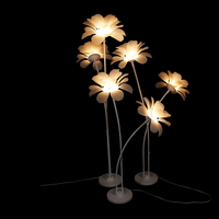 Lampe sur pied LED personnalisée en forme de pivoine et de tournesol, alimentée par courant alternatif, durable, idéale pour les mariages, les fêtes, les hôtels, les restaurants et les événements