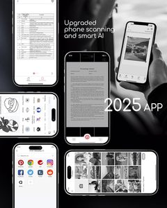 2025 mới xuyên biên giới di động A4 nhiệt inkless máy in điện thoại di động kết nối thông qua cho Bluetooth cho sinh viên nhỏ - Product Image 4