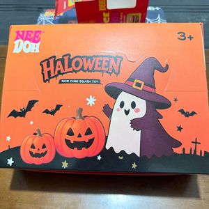 Cube Squishy Halloween en Caoutchouc Maltose Anti-Stress à Rebond Lent, Jouet Sensoriel à Presser, Boîte Cadeau, Vente en Gros - Product Image 3