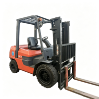 Dijual Forklift Diesel Jepang 3 Ton Mesin Original Cat Pabrik Asli Hydraulic Side Shifter Ban Solid Tiga Tingkat