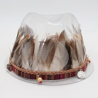 Ceinture en cuir PU style bohème, bandeau décoratif pour chapeau, accessoire vestimentaire, ceinture de taille et cordon de jupe tendance, vente en gros