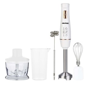 AKANE Ensemble mélangeur 300W Juego De Batidora avec système à 4 lames Démarrage rapide Conception facile à nettoyer pour jus de fruits Mousse de lait et aliments - Product Image 5