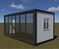 Casa Prefabricada Modular de 20 pies/40 pies, Oficina, Hotel, Casa Prefabricada Pequeña, Móvil, Desmontable, Tipo Contenedor