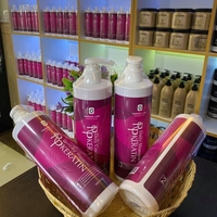Traitement à la kératine brésilienne pour usage professionnel en salon, système de réparation et de lissage des cheveux, crème pour cheveux bouclés