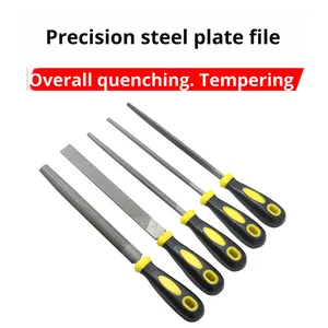 Trung Quốc Các Nhà Sản Xuất 6 8 10 Inch Kim Loại Mài Tập Tin & Rasps Phẳng Vòng & Thép Hình Tam Giác Tập Tin Bastard Thứ Hai Mịn Răng - Product Image 2