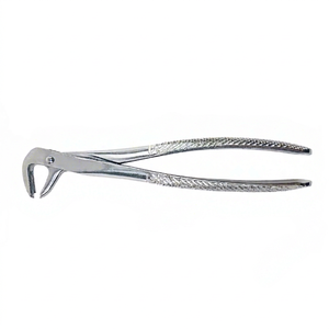 BK Industries Pince d'extraction dentaire en acier inoxydable pour molaires inférieures et dents de sagesse, instrument chirurgical manuel, argent - Product Image 2