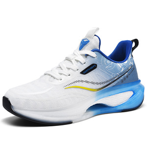 Chaussures de course décontractées à lacets pour hommes/femmes, tendance, avec semelle en popcorn, maille respirante et semelle intérieure en EVA, idéales pour le sport au printemps, en été et en automne - Product Image 1