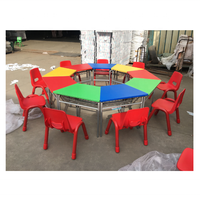 Bureau et chaises pour enfants pour la maternelle, en bois, fourniture d'usine à prix avantageux