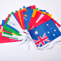 Drapeaux nationaux extérieurs en polyester, résistants à la décoloration, imprimés numériquement, anti-plis, séchage rapide, portables, drapeaux du monde