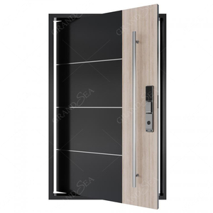 Puerta Pivotante de Entrada Principal de Lujo de 1200 mm, Precio de Puerta Pivotante Central de Aluminio para Sala de Estar, Puerta Giratoria Comercial - Product Image 5