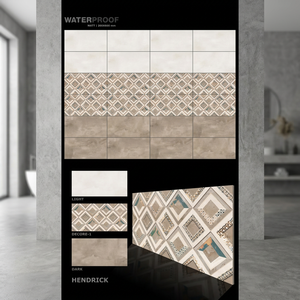 Carreaux muraux en céramique émaillée de 300x600 mm, design marbre moderne, pour salle de bain, cuisine, centre commercial, hall, usage intérieur - Product Image 3