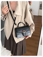 Sac bandoulière en cuir PU pour femme 2026 Nouveauté, Sac à main chic de créateur, Sac de luxe tendance pour le quotidien
