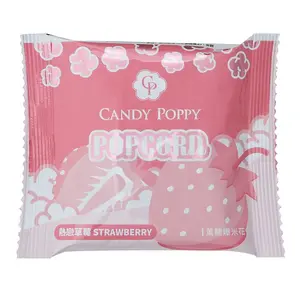 Great Quality Oat Gluten Free Air-Popped Process Strawberry Popcorn Pop Candy For All Age