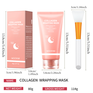 Nhãn hiệu riêng OEM Collagen mặt bóc mặt nạ sâu hydrat hóa loại bỏ mụn đầu đen chăm sóc da 80 gam mooyam gói Mặt nạ trên khuôn mặt - Product Image 6