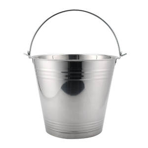 20l Wateremmer 12L inhoud RVS Isemmer Metalen emmer - Product Image 1