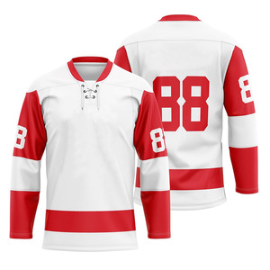 2025 최신 디자인 Oem 사용자 정의 승화 저렴한 캐나다 국가 대표팀 아이스 하키 저지 - Product Image 1